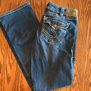 Silver Suki 17” Surplus jeans